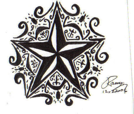 nautical star drawings