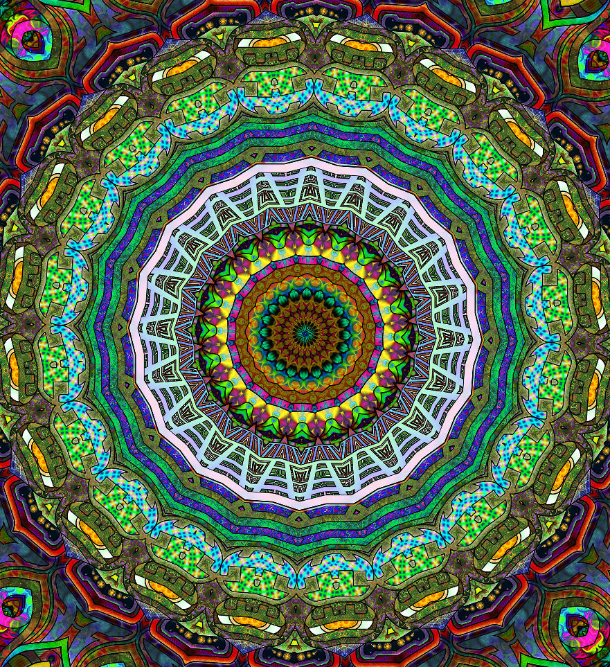 One of the options you get when you google “psychedelic mandala.” Yes, I’m going there and I can’t help it. I’m a Northern California hippie at heart. And there is a reason why this image is so powerful.