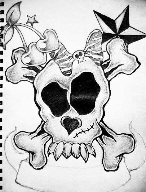 skull tattoos. Girly Skull 2011