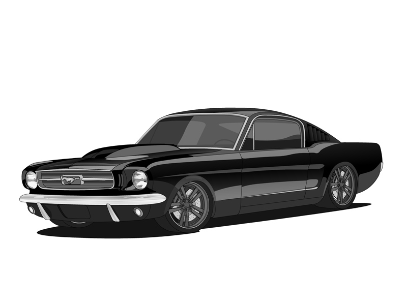 1966 Ford Mustang Fastback by mattchops on deviantART