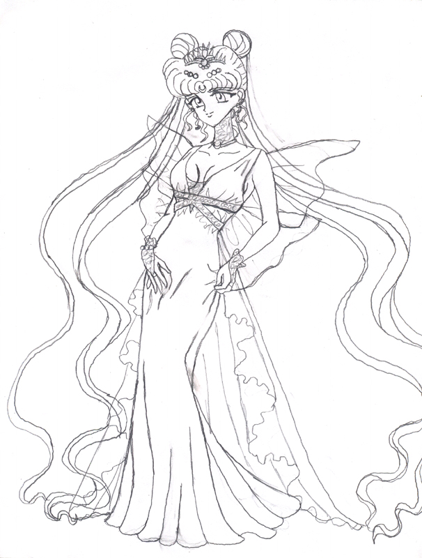 queen serenity coloring pages - photo #36