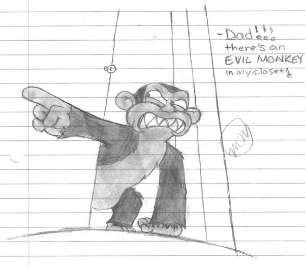 disturbed guy. Family Guy#39;s Evil Monkey by