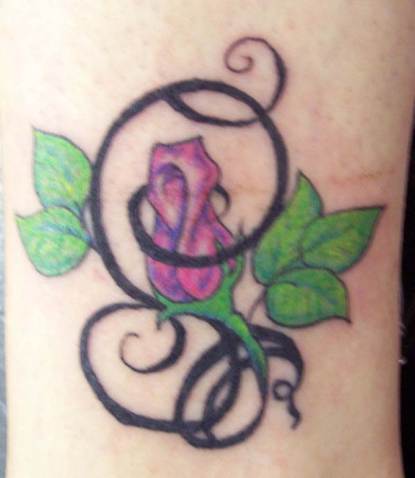 ankle flower | Flower Tattoo