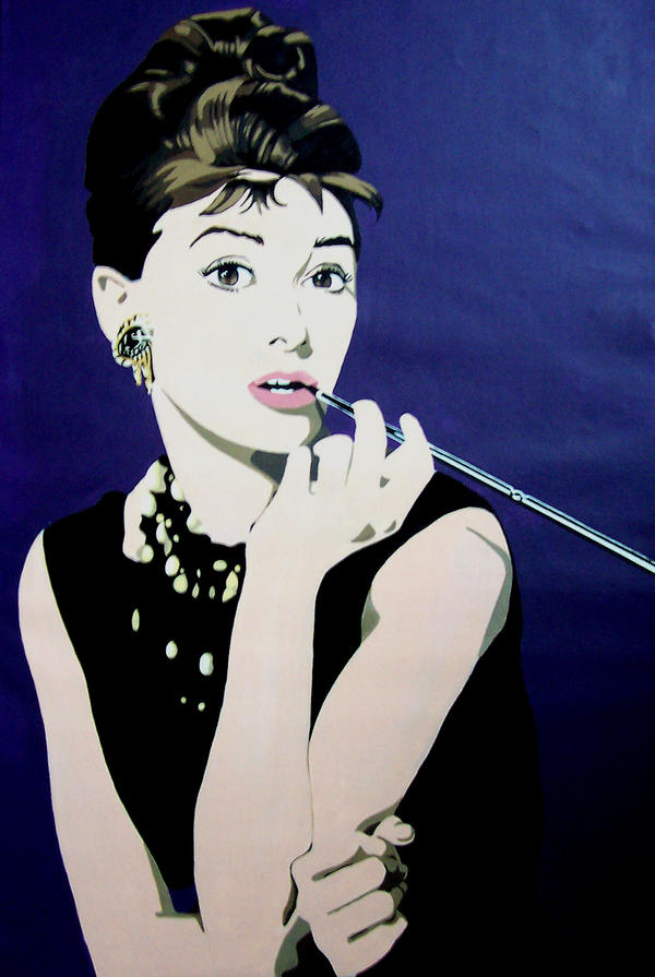Audrey Hepburn Pop Art by