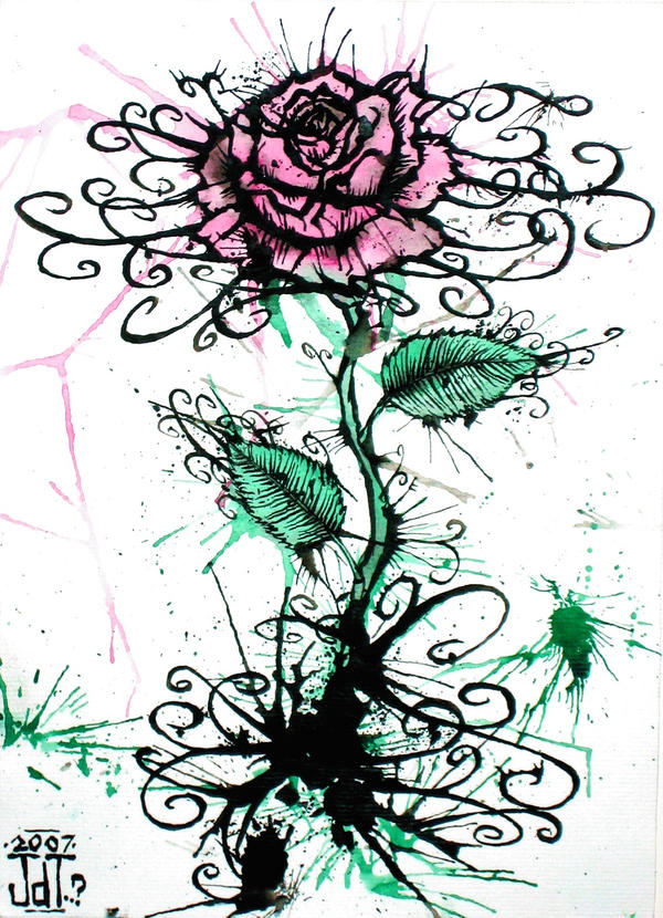"Nature's subtleties" - flower tattoo