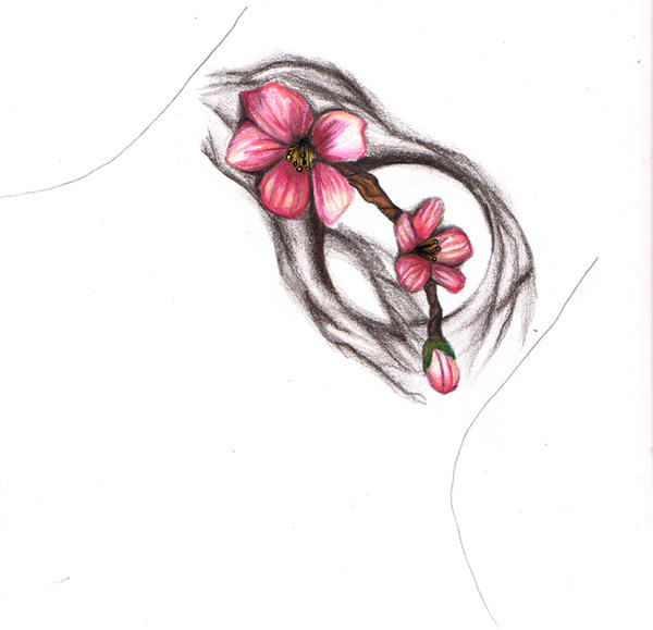 Cherry Blossom Tattoo by TellieCassaundra on deviantART