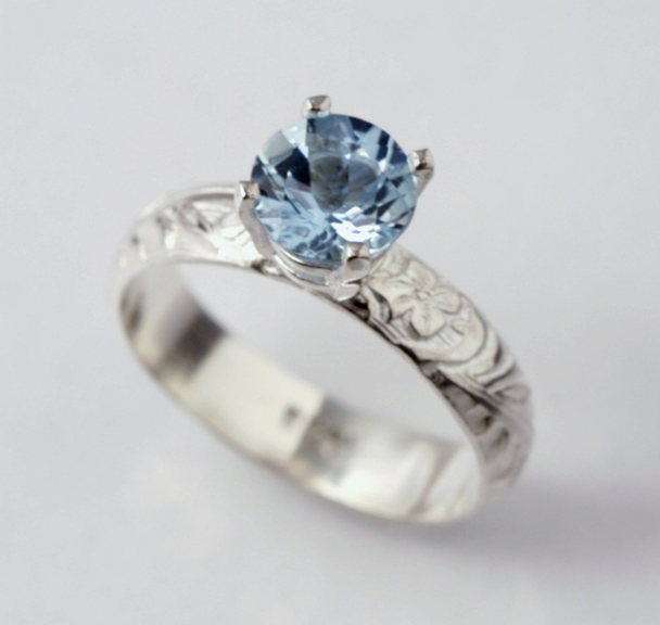 Aquamarine Engagement Ring 20 Delicate Wedding Ring Designs