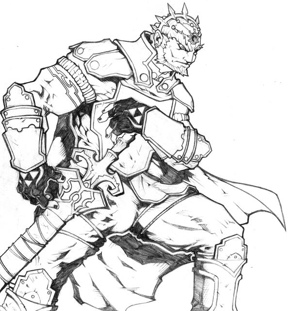 ganondorf coloring pages - photo #13