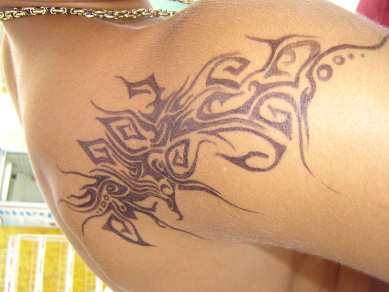 side tattoos