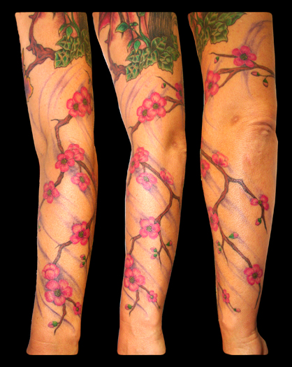 cherry blossom tattoo meaning. cherry tree tattoo meaning.