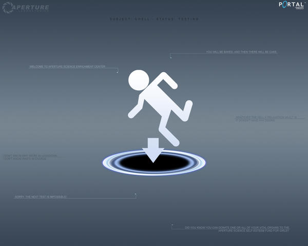 portal 2 wallpaper chell. Submitted: October 2, 2007