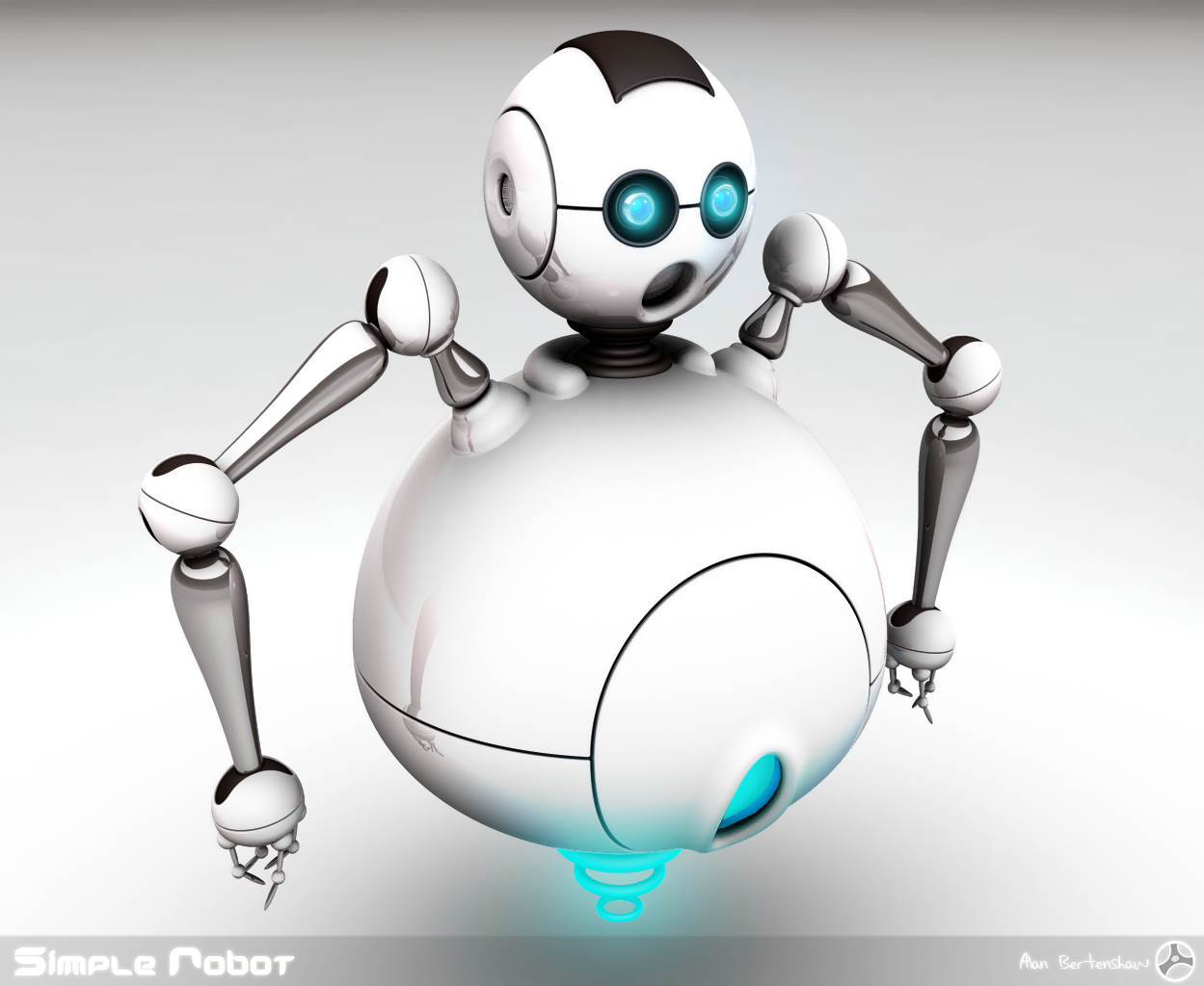 Simple Robot by AfroAfroguy on DeviantArt