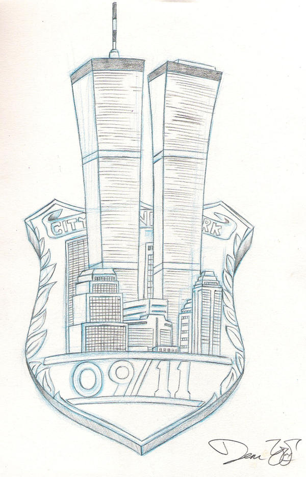Twin Towers Tattoo by *GriftersArt on deviantART