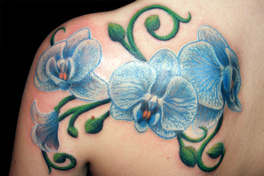 kendra orchids | Flower Tattoo