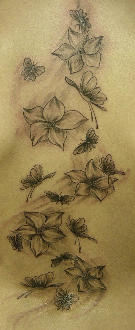 tribal tattoos design12. tattoo butterfly. Flowers and Butterlfys tattoo
