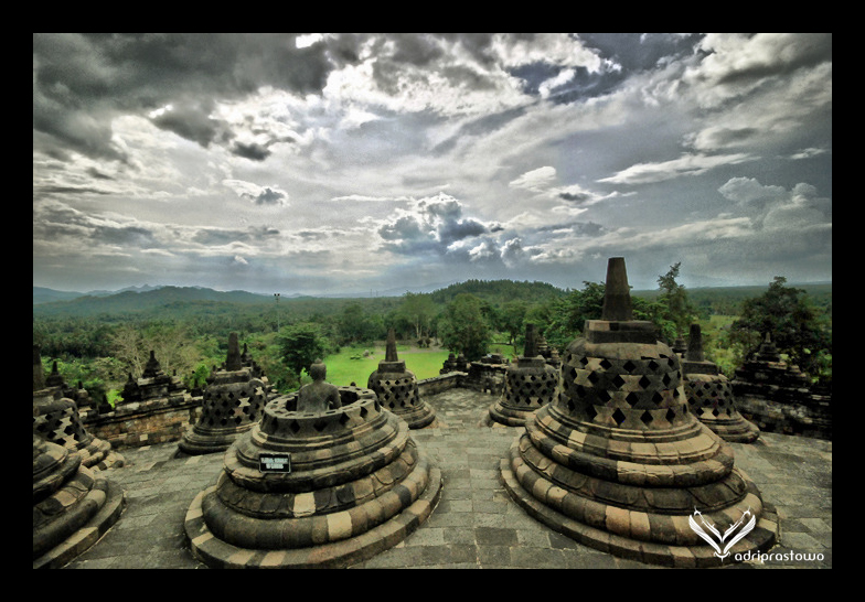 Candi Borobudur View pt.1 by valensistography on DeviantArt
