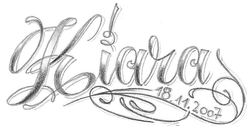 Name Tattoo Designs Lettering Styles