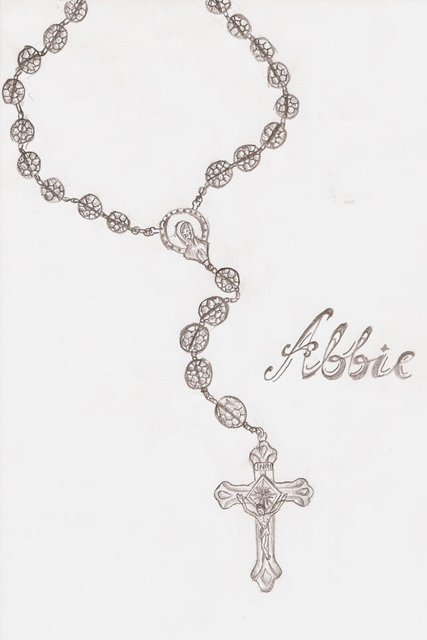 rosary bead tattoos. Rosary beads Tattoo Design by