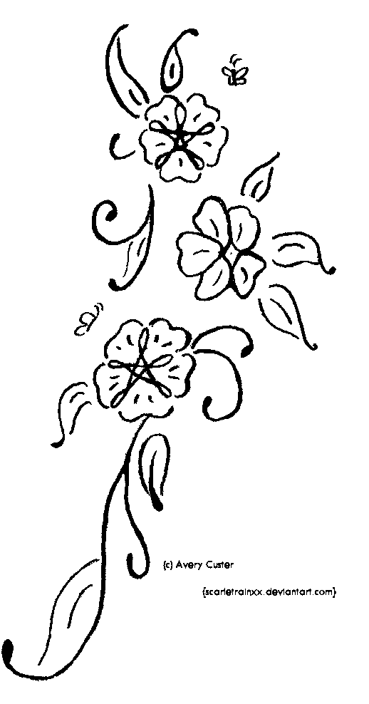 Flower Vine Tattoo | Flower Tattoo