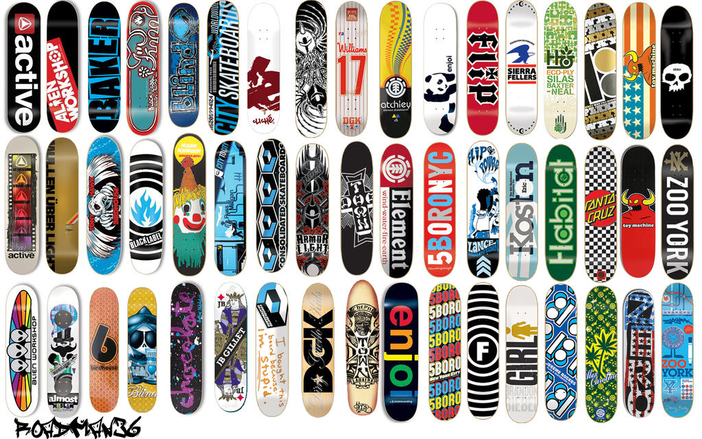 skateboard wallpapers. Skateboard Decks Wallpaper by