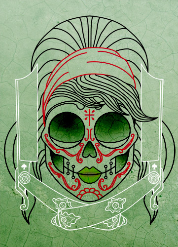 Betty Mexican Skull Tattoo by someofthathomegrown on deviantART