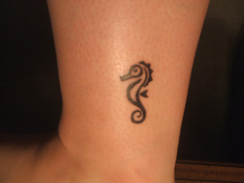 Small Seahorse Tattoo
