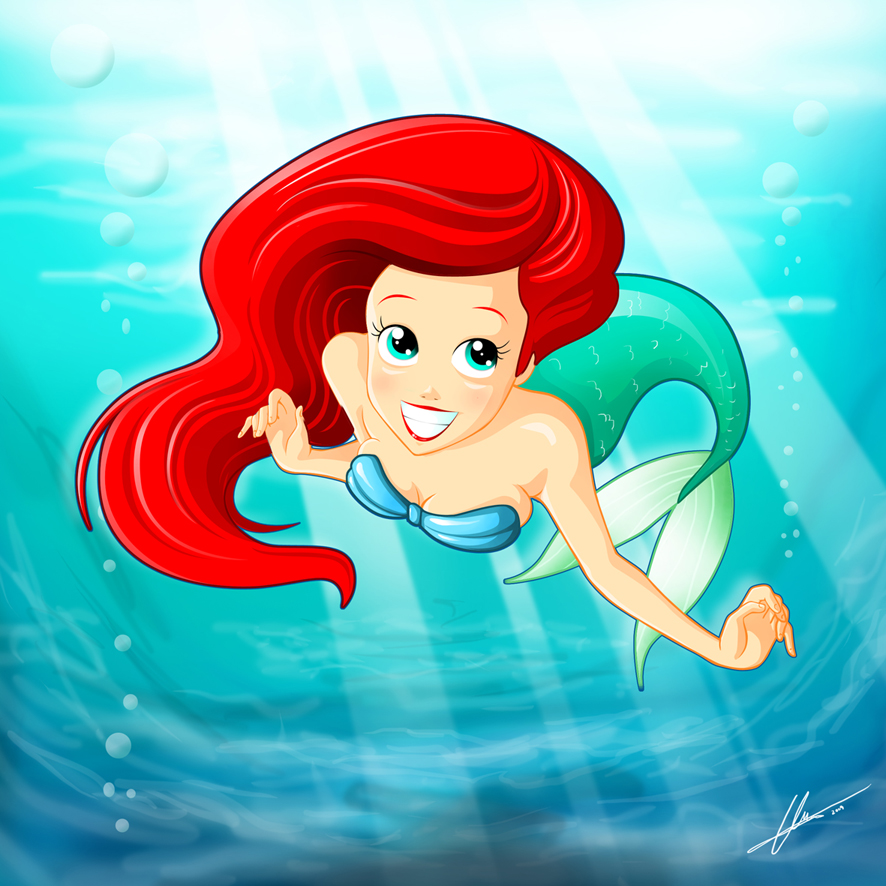 Little_Mermaid_Ariel_by_Witchking00
