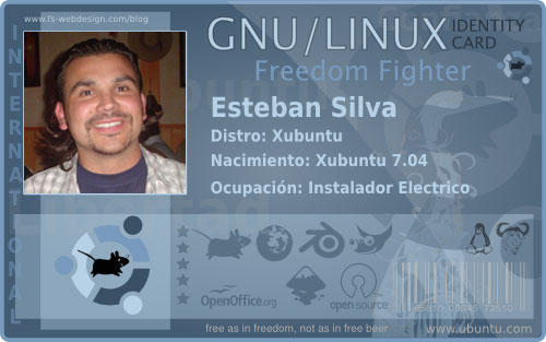 Xubuntu id card
