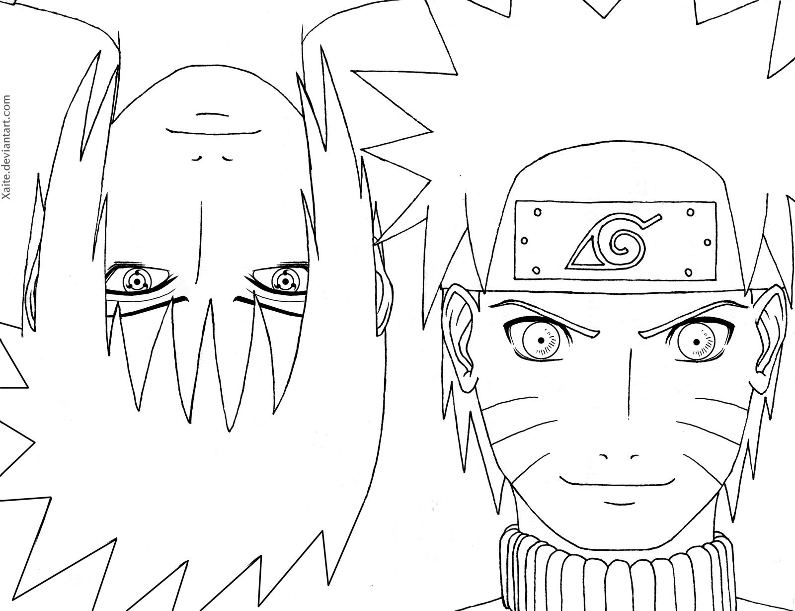 naruto coloring book pages - photo #48