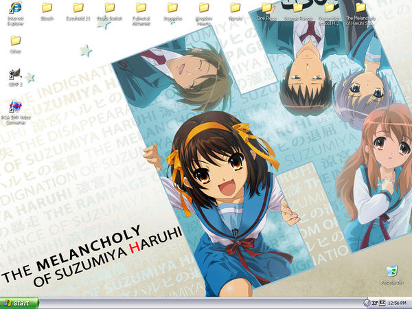 haruhi suzumiya wallpaper. Haruhi Suzumiya Wallpaper by