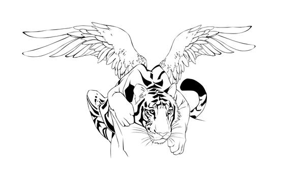 Fang Tiger tatto by Petlefeu on deviantART
