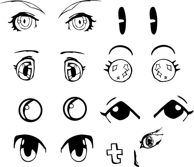 anime eyes closed. anime eyes drawing.