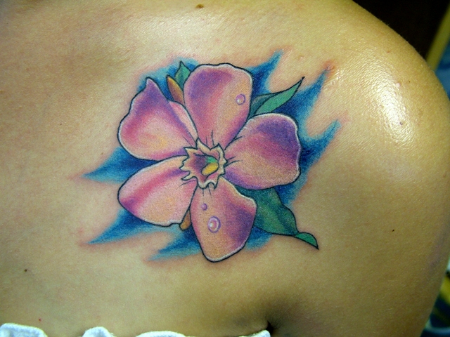boob flower close-up | Flower Tattoo