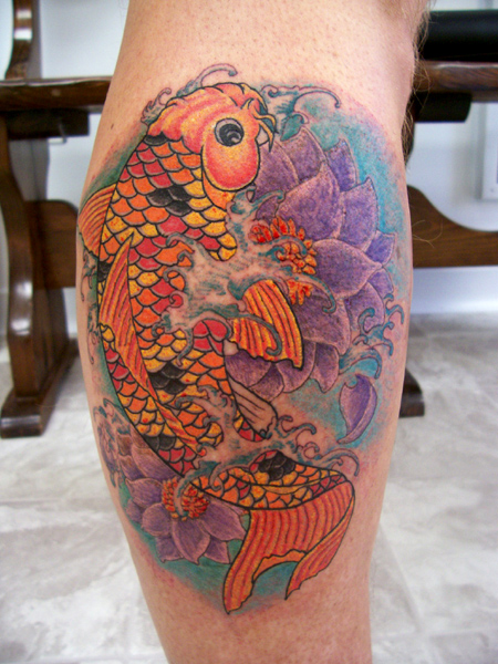 Art Japanese Tattoos Especially Koi Fish Tattoo Designs With Image Japanese Koi Fish Tattoos For Calf Tattoo Gallery Picture 4