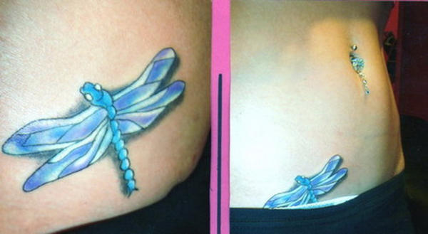 Dragonfly lady - dragonfly tattoo