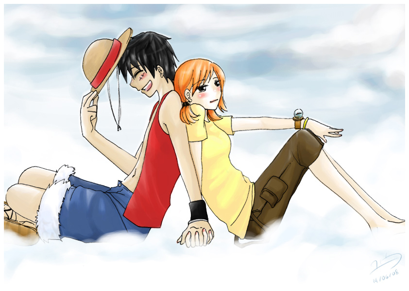 cute anime lovers. cute anime couples holding