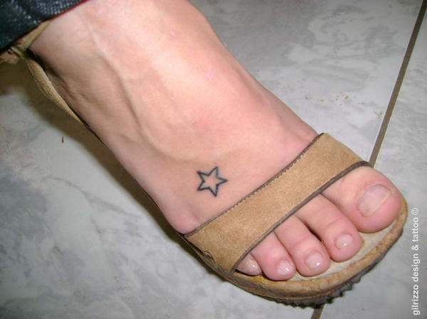 star tattoo on foot by gilrizzo on deviantART