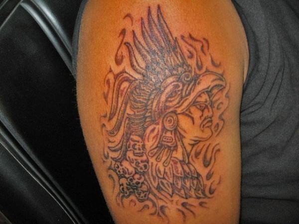 Aztec Tattoo by NickyNightmare on deviantART