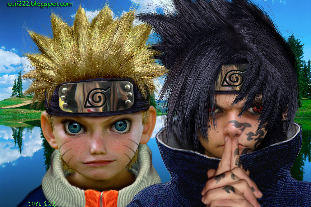 Naruto e Sasuke na vida real