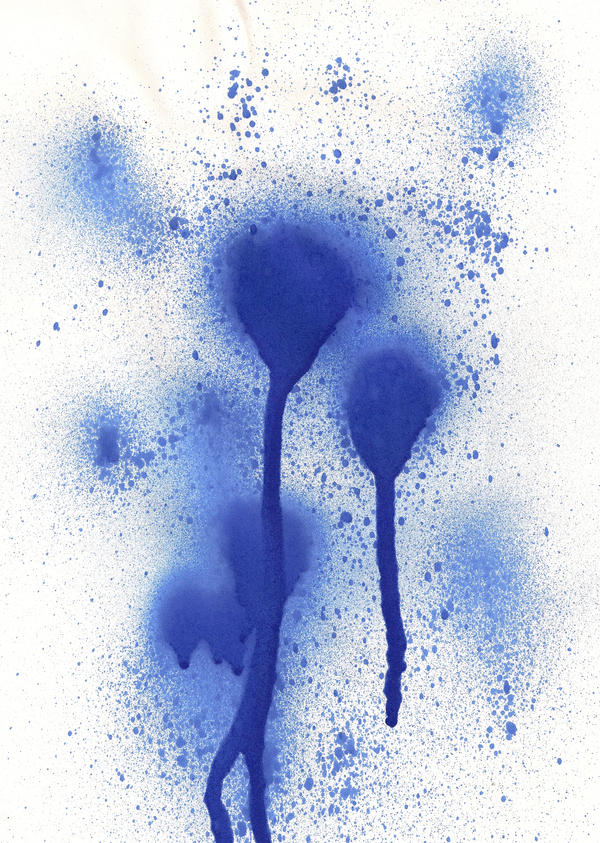 Blue Spray Paint