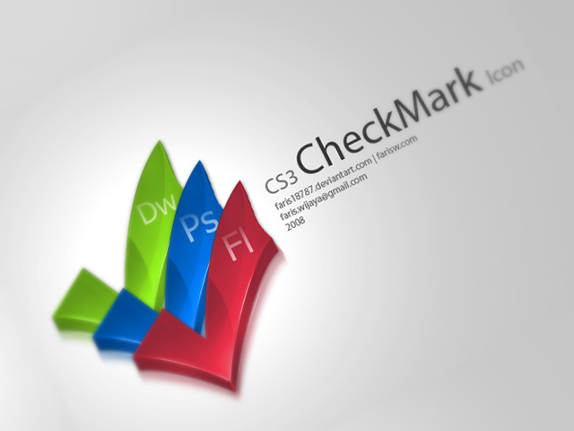 check mark. CS3 CheckMark Icon by