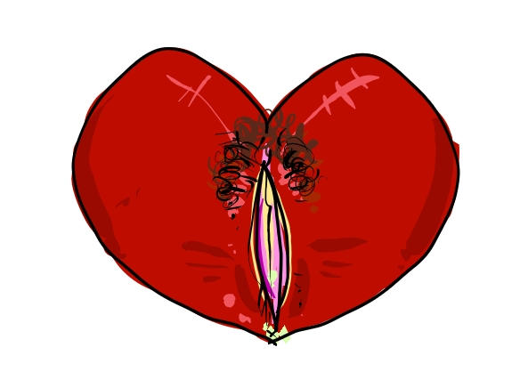 vagina heart tattoo by *boobookittyfuck on deviantART