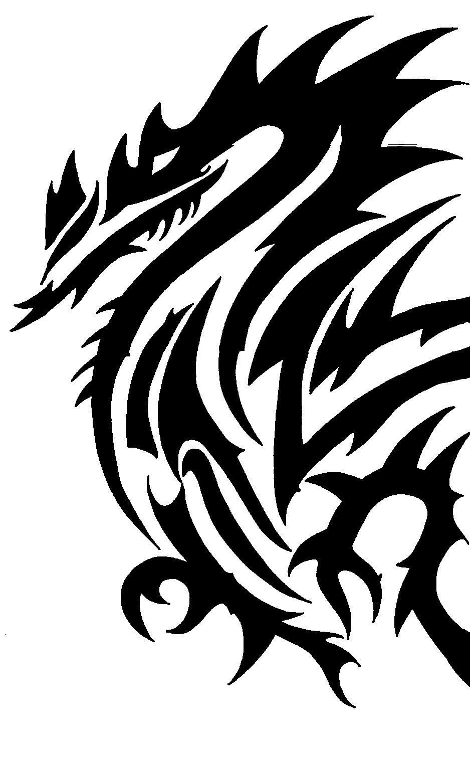 Tribal Dragon by EvilTank on
