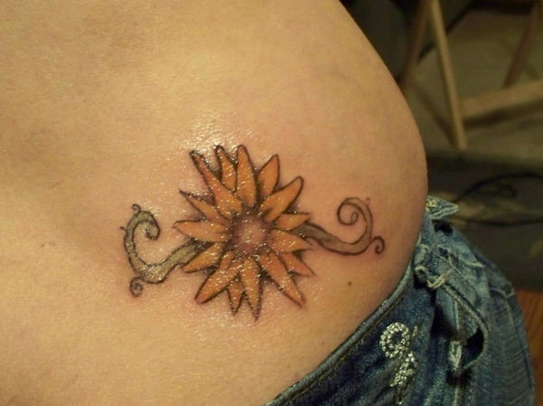 Tattoo - Flower Butt | Flower Tattoo