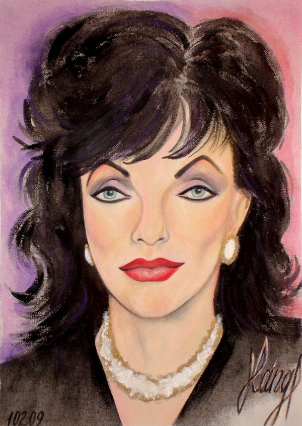 Joan Collins by EvelinLang on deviantART
