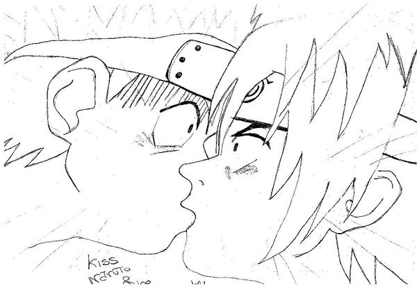 naruto and sasuke kiss. naruto e sasuke kiss by