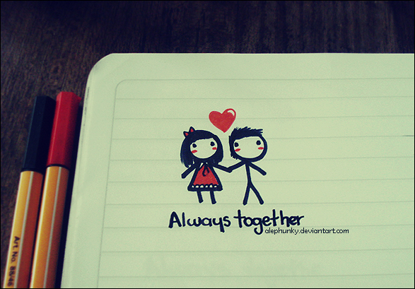 Always together by Alephunky