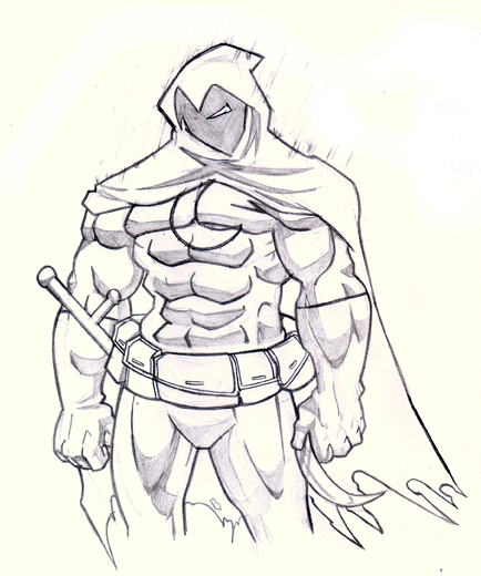 Moon Knight Coloring Pages Sketch Coloring Page