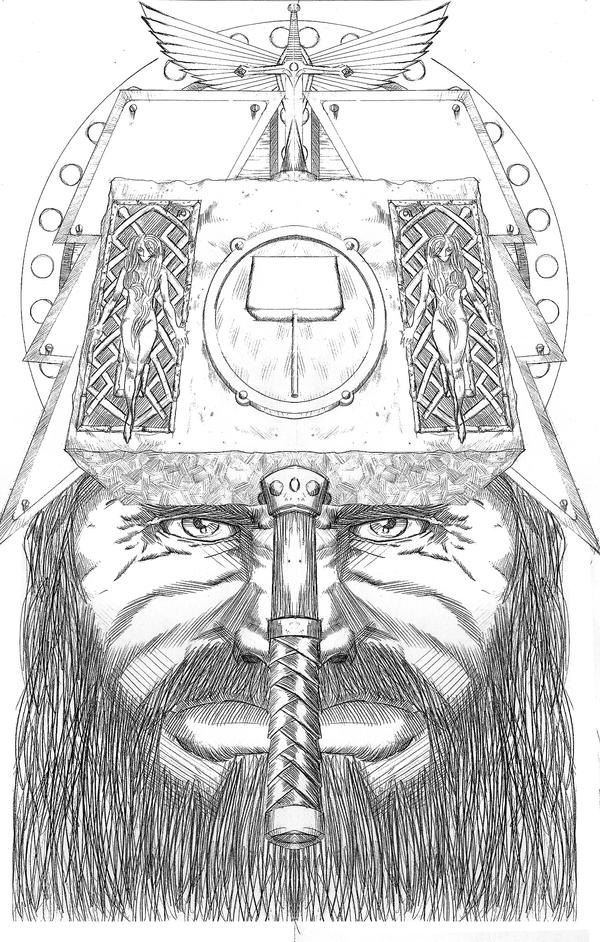 norse tattoo. Norse Tattoo Design Pencils by