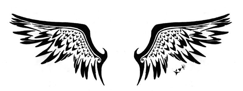 valkyrie wings tattoo. wing tattoos